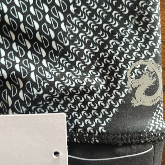 Josie Natori Solstice Asymmetrical Cropped Top, Multi-Large - Picture 4 of 5